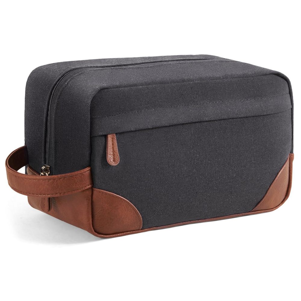 Large Toiletry Bag Hanging Dopp Kit For Men Water Resistant Canvas Shaving Bag🦋